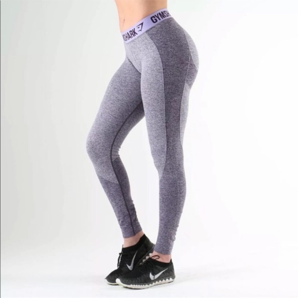 Gymshark Flex Leggings Purple Marl Size Small